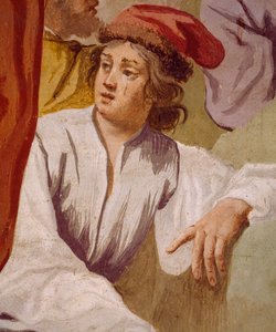 Lycaon, Antenors sønn, innviet Apollos dolk i Delphi, Episode of Myth of Antenor