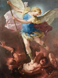 Sankt Mikael av Luca Giordano