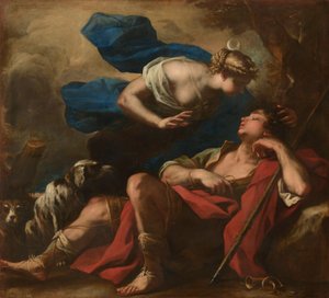 Diana og Endymion av Luca Giordano