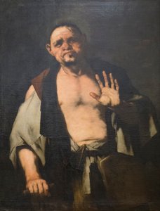 Portrett av en mesterbygger (Crates) av Luca Giordano