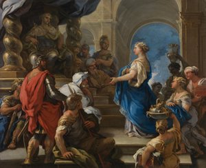 Salomo og dronningen av Saba av Luca Giordano
