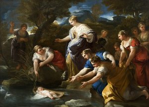 Funnet av Moses, ca. 1685-1690