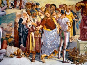 "Forutsigelse og fakta om antekrist" 1499-1502 (fresco) av Luca Signorelli