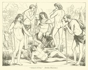 School of Pan (gravering) av Luca Signorelli