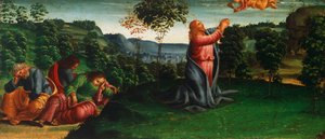 Stories of Christ: Christ in Garden of Getsemane av Luca Signorelli (cirka 1445-1523) av Luca Signorelli