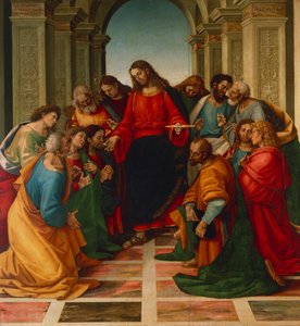 Apostlenes nattverd, av Luca Signorelli (ca 1445-1523) av Luca Signorelli