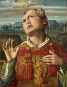 Steiningen av Saint Stephen, 1500-1505. av Luca Signorelli