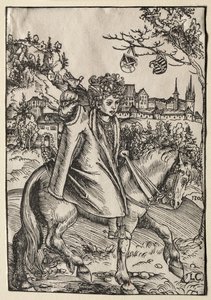 En gutt til hest av Lucas Cranach