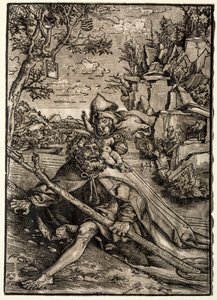 St. Christopher av Lucas Cranach