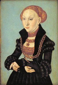 Portrett av kurfyrsten Sibyl av Sachsen (1510-1569)