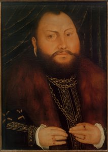 Johann Friedrich den storsindede av Lucas Cranach der Jüngere
