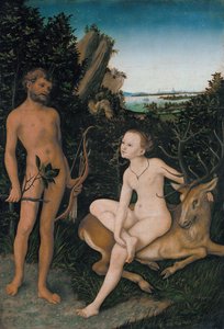 Apollo og Diana av Lucas Cranach the Elder