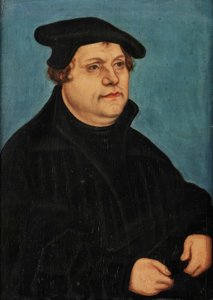 Portrett av Martin Luther av Lucas Cranach the Elder