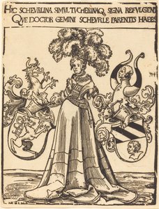 Bokskilt av Scheurl og Tucher av Lucas Cranach the Elder