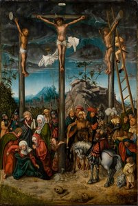 Korsfestelse av Lucas Cranach the Elder