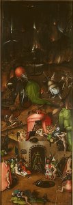 Bevinget alter med den siste dommen. Rundt 1524 av Lucas Cranach the Elder