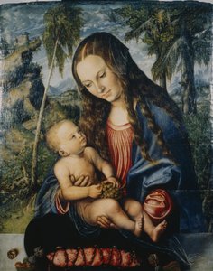 Madonna under grantreet, ca. 1510