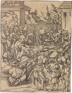 Martyrium av Saint Bartholomew. Fra serien Martyrdom of the Twelve Apostles, ca. 1520. av Lucas Cranach the Elder