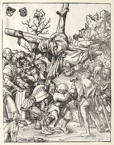 St. Peters martyrium. av Lucas Cranach the Elder