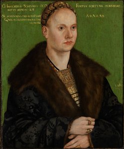 Portrett av humanisten Christoph Scheurl av Lucas Cranach the Elder