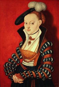 Portrett av Christiane von Eulenau av Lucas Cranach the Elder