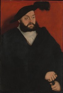 Portrett av John, arvelig prins av Sachsen av Lucas Cranach the Elder