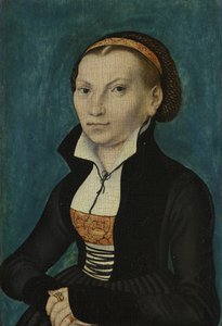 Portretter av Martin Luther og Katharina von Bora av Lucas Cranach the Elder