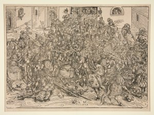 Den fjerde turneringen av Lucas Cranach the Elder