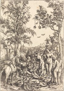 Paris-dommen av Lucas Cranach the Elder
