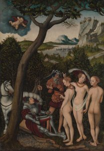 Dommen i Paris, ca. 1528. av Lucas Cranach the Elder