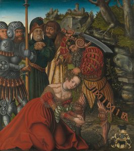 The Martyrdom of Saint Barbara, ca. 1510. av Lucas Cranach the Elder