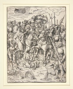 Matteus' martyrium av Lucas Cranach the Elder