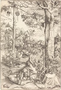 Sankt Jeromes bot av Lucas Cranach the Elder