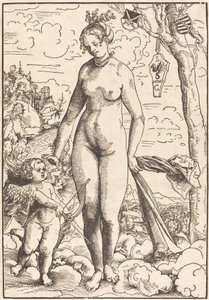 Venus og Amor av Lucas Cranach the Elder