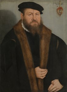 Portrett av en mann, 1557 av Lucas Cranach the Younger