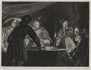 Backgammon spillere av Lucas Emil Vorsterman