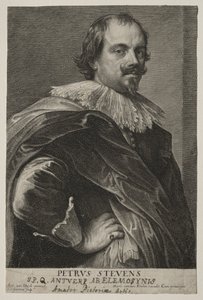 Portrett av Peter Stevens av Lucas Emil Vorsterman
