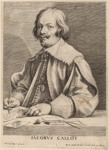 Jacques Callot av Lucas Emil Vorsterman after Sir Anthony van Dyck