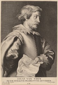 Lucas van Uden av Lucas Emil Vorsterman after Sir Anthony van Dyck