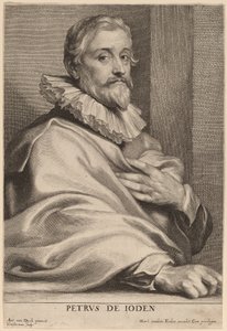 Pieter de Jode den eldre av Lucas Emil Vorsterman after Sir Anthony van Dyck