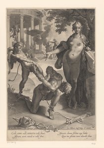 Amor binder Merkur og Venus klokker