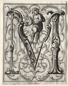 Nytt ABC-hefte: M, 1627. av Lucas Kilian
