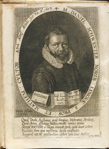 Portrett av Daniel Schwenter 1585-1636 av Lucas Kilian