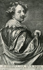 Portrett av Vandyck, 1906. av Lucas Vorsterman