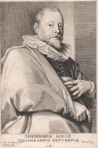 Theodore Galle, gravør i Antwerpen av Lucas Vorsterman