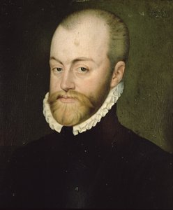 Portrett av Filip II (1527-1598), konge av Spania (olje på lerret)