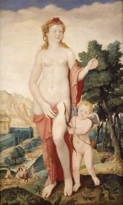 Venus og Amor, andre halvdel av 1500-tallet.