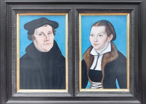 Portretter av Martin Luther og hans kone Katharina von Bora