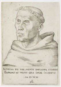 Martin Luther, Byste i trekvartsvisning av Lucas the Elder Cranach