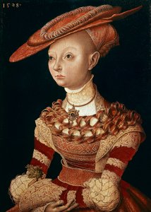 Portrait of Lady av Lucas Cranach Elder (1472-1553) av Lucas the Elder Cranach